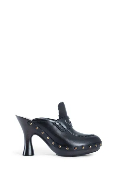 Burberry Mules In Black