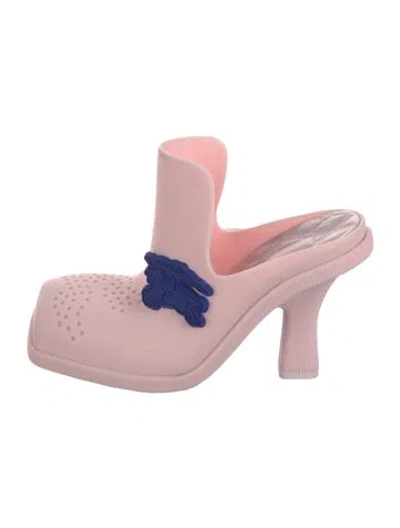 Pre-owned Burberry Mules In Pink