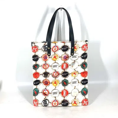 Pre-owned Burberry Multi-color Nylon Leather Shoulder Bag Tote Bag ()