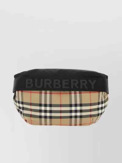 Burberry Multicolor Check Pattern Belt Bag