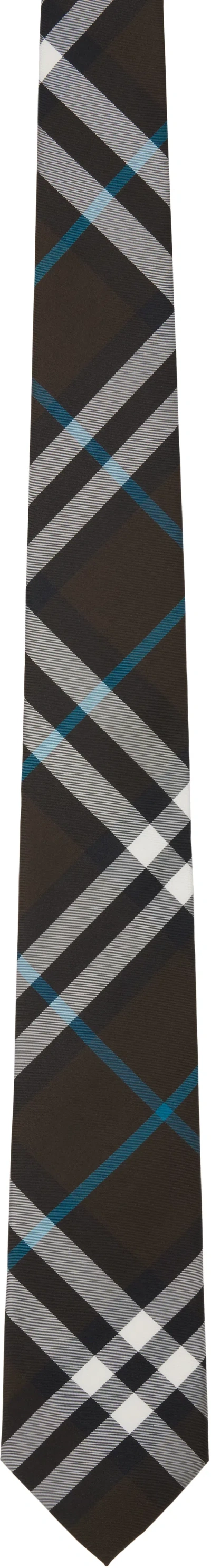Burberry Multicolor Check Silk Tie
