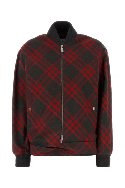 BURBERRY MULTICOLOR EMBROIDERED BOMBER JACKET