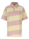 Burberry Cotton Polo In Multicolor