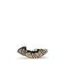Burberry Multicolor Polyester Ballet Flats In Brown