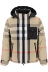 BURBERRY MULTICOLOR REVERSIBLE HOODED DOWN JACKET FOR MEN