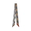 Burberry Women Slim Silk Scarf In Multi