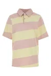 Burberry Cotton Polo In Multicolor