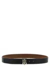 Burberry Adjustable Reversible Belt Smooth Finish In Multicolor
