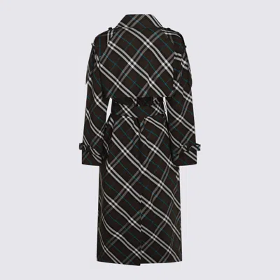 Burberry Snug Check-print Long Trench Coat In Multi