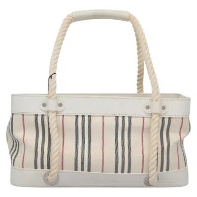 Pre-owned Burberry Multicolour Canvas Tote Bag ()