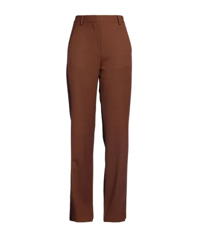 Burberry Multicolour Casual Trousers In Brown