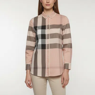 Pre-owned Burberry Multicolour Check Print Cotton Button Up Shirt Xs