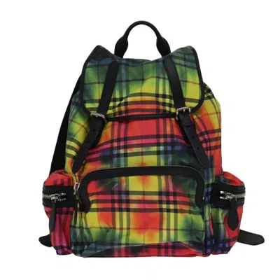 Pre-owned Burberry Multicolour Synthetic Backpack Bag ()