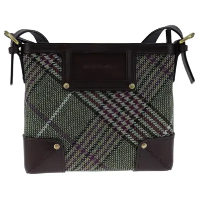 Pre-owned Burberry Multicolour Wool Shoulder Bag ()