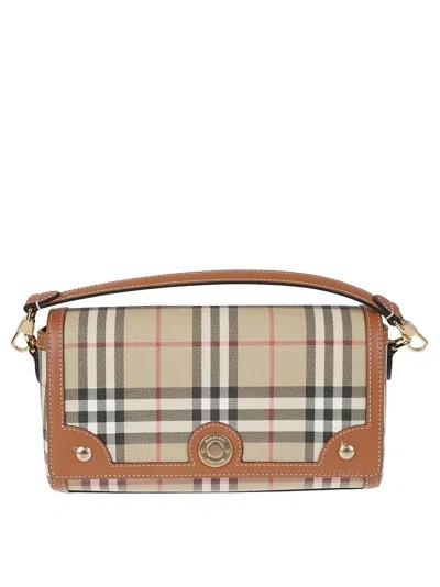 Burberry Multicoloured Calf Leather Bag In Brown