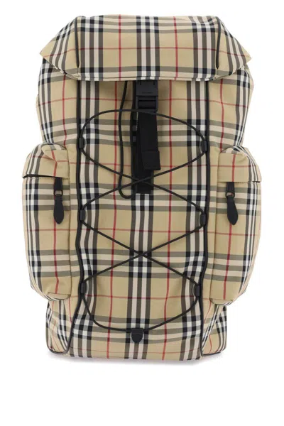 Burberry Murray Backpack In Beige