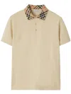 Burberry Polo Shirt In Neutral