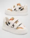 Burberry N1 - Noah Strap Sneaker In Sand Check