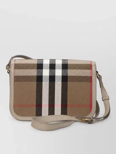 Burberry Na Textile Clutch Bag In Brown