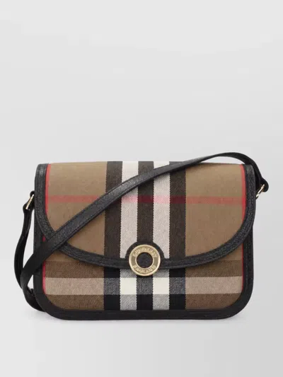 Burberry Na Textile Clutch Bag In Brown