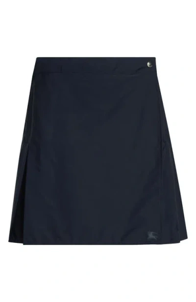 Burberry Nadina Pleated Miniskirt In Black