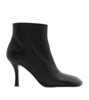 Burberry Baby 85 Leather Ankle Boots In Black