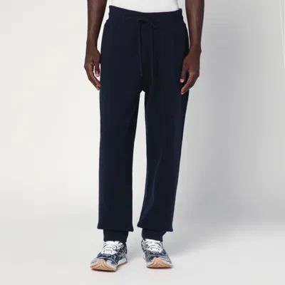Burberry Navy Blue Cashmere-blend Jogging Pants