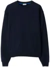 Burberry Suéter Con Escote Barco - Azul