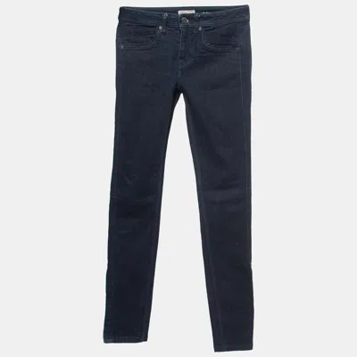 Pre-owned Burberry Navy Blue Denim Corwell Jeans S