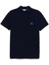 Burberry Navy Blue Equestrian Knight Polo