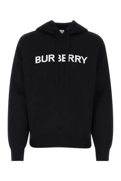 Burberry Navy Blue Logo Sweatshirt