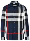 BURBERRY BURBERRY NAVY COTTON SHIRT