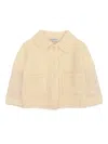 Burberry White Wool Cardigan In White