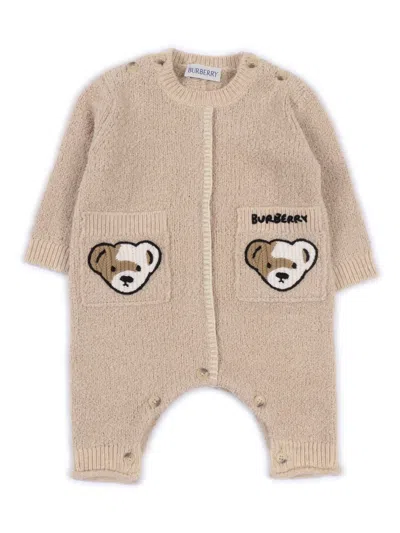 Burberry Nb Overalls In Brown