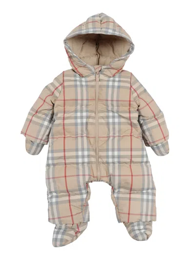 Burberry Nb Snowsuit In Multi