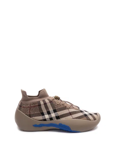 Burberry `neptune` Sneakers In Brown