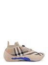Burberry Check Knit Neptune Sneakers In Sand Ip Check