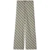 Burberry Cotton Pants Checked Pattern Trousers