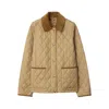 Burberry Padded Jackets With Corduroy Collar In Neutral
