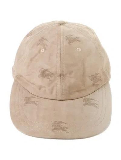 Pre-owned Burberry Neutral Pattern Printed Nylon Baseball Cap