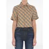 Burberry Checked Cropped Shirt