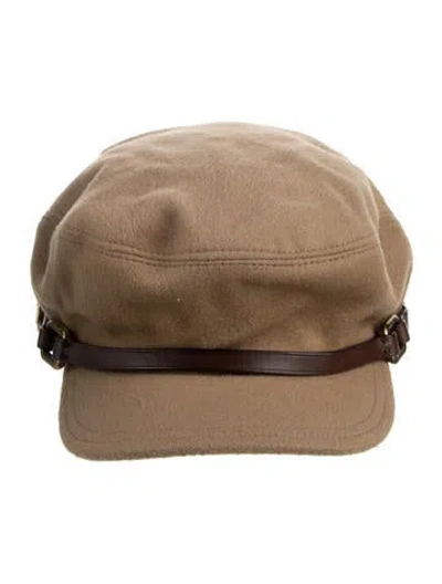 Pre-owned Burberry Neutral Wool Cap In Neutrals