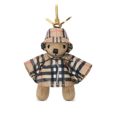 BURBERRY BURBERRY NEUTRALS KEYRINGS & CHAINS WOMEN