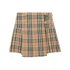 Burberry Vintage Check Wool Kilt In Multi