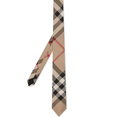 BURBERRY BURBERRY NEUTRALS TIES & BOW TIES MEN