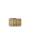 Burberry Vintage-check Print Coin Purse In Brown