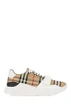 Burberry 30mm New Regis Check Canvas Sneakers In White