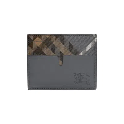 Pre-owned Burberry New Tall Sandon Pop Wallet 'wave Blue' | Men's Size Onesize