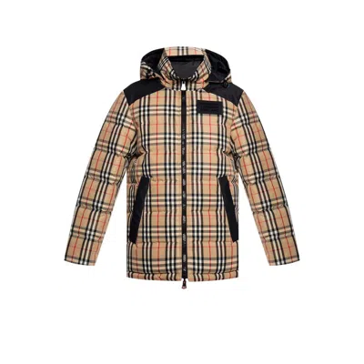 Burberry Newbattle Reversible Vintage Check Down Puffer Jacket In Multi