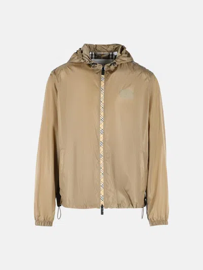 Burberry 'newport' Brown Polyamide Jacket